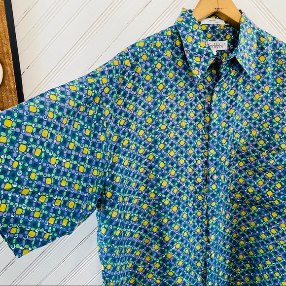 Perry Ellis Portfolio Silk Button Down - Picture 4 of 8